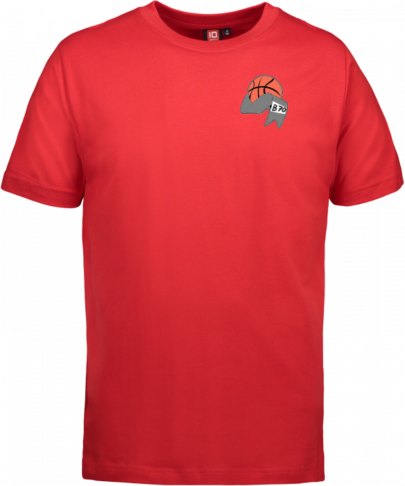 ID - B70 T-Shirt - Czerwony